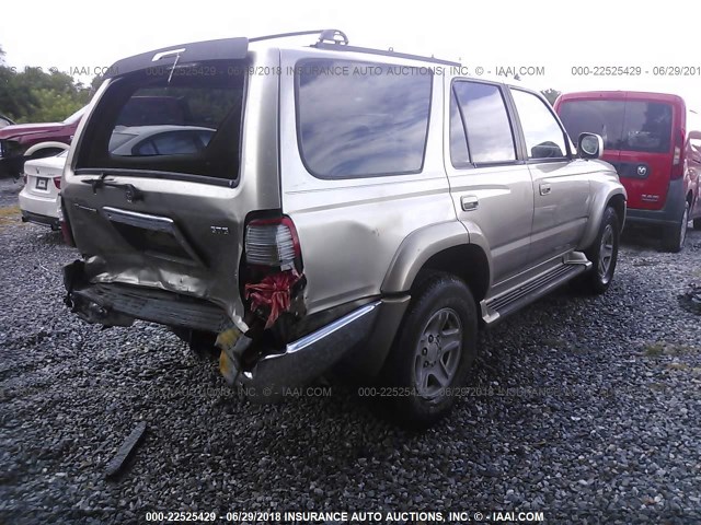 JT3GN86R720253716 - 2002 TOYOTA 4RUNNER SR5 GOLD photo 4