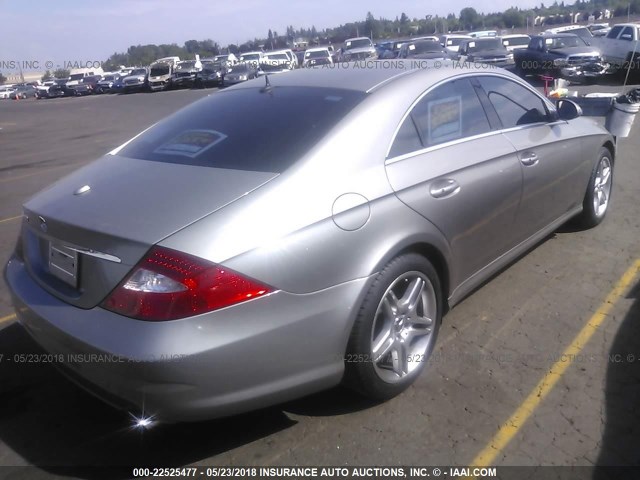 WDDDJ75X56A073466 - 2006 MERCEDES-BENZ CLS 500C Champagne photo 4