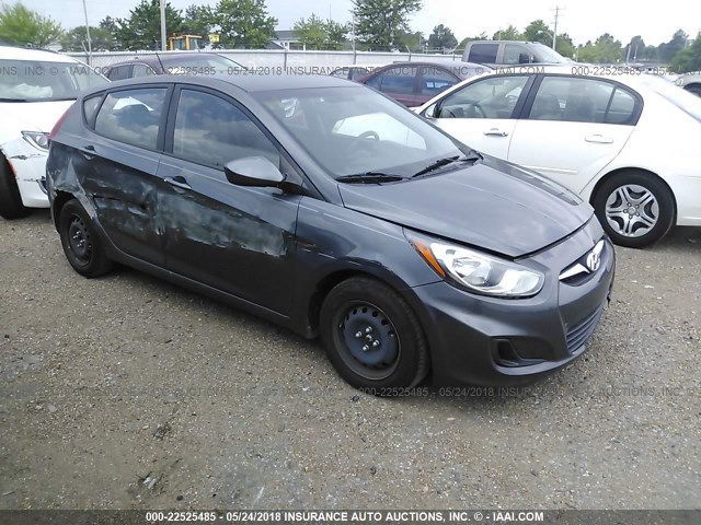 KMHCT5AE0CU028238 - 2012 HYUNDAI ACCENT GLS/GS GRAY photo 1