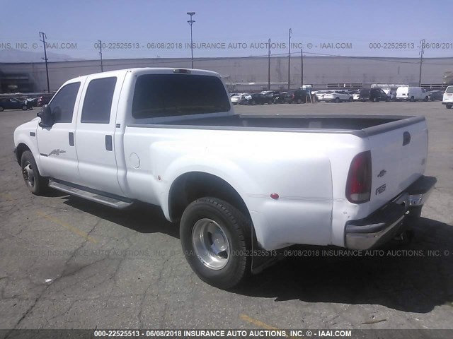 1FTWW32F6YEB20833 - 2000 FORD F350 SUPER DUTY WHITE photo 3