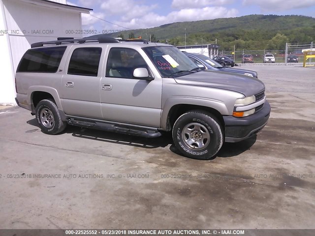 3GNFK16Z04G224183 - 2004 CHEVROLET SUBURBAN K1500 TAN photo 1