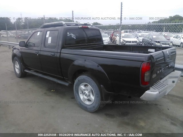 1N6MD29Y74C457156 - 2004 NISSAN FRONTIER CREW CAB SC BLACK photo 3