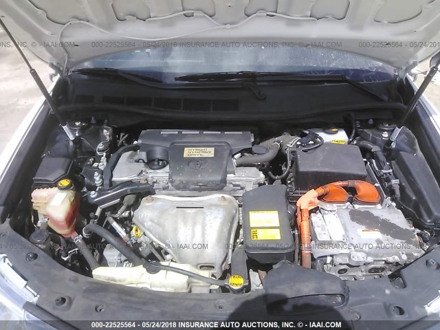 4T1BD1FK1DU087817 - 2013 TOYOTA CAMRY HYBRID/LE/XLE 白色 照片 10