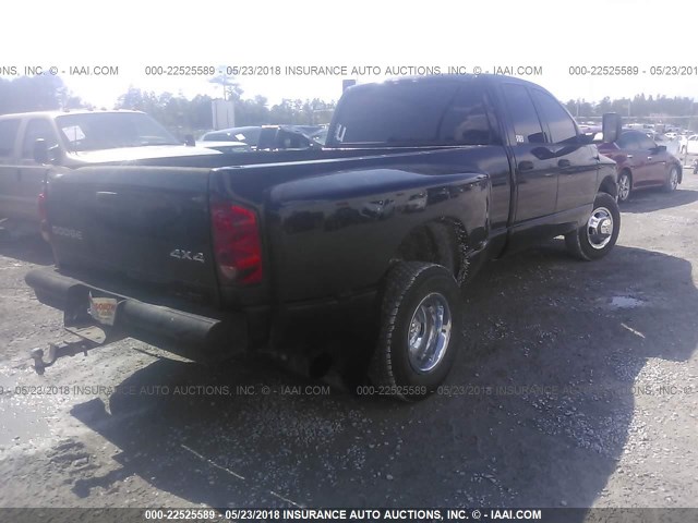 3D7ML48C07G743316 - 2007 DODGE RAM 3500 ST/SLT BLACK photo 4