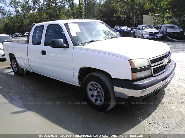 1GCEC19V37E113231 - 2007 CHEVROLET SILVERADO C1500 CLASSIC WHITE photo 1