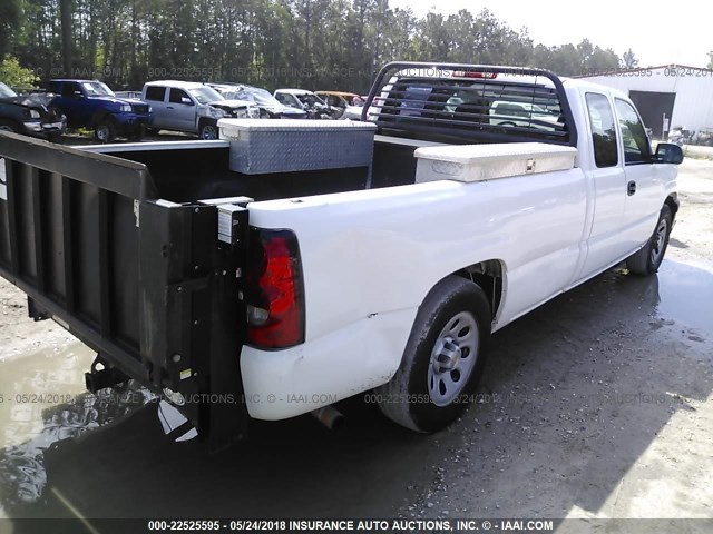 1GCEC19V37E113231 - 2007 CHEVROLET SILVERADO C1500 CLASSIC WHITE photo 4