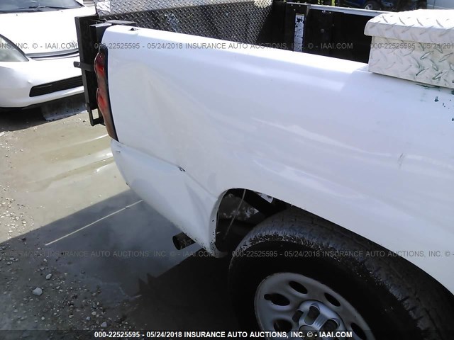 1GCEC19V37E113231 - 2007 CHEVROLET SILVERADO C1500 CLASSIC WHITE photo 6