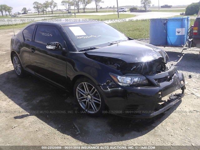 JTKJF5C71B3000415 - 2011 TOYOTA SCION TC 黑色 照片 1