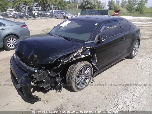 JTKJF5C71B3000415 - 2011 TOYOTA SCION TC 黑色 照片 2