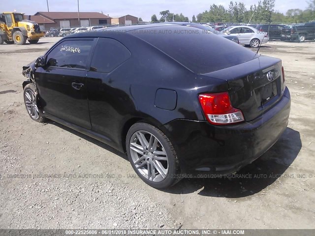 JTKJF5C71B3000415 - 2011 TOYOTA SCION TC 黑色 照片 3