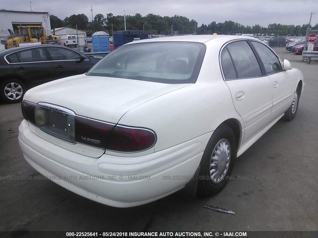 1G4HP52K344158515 - 2004 BUICK LESABRE CUSTOM WHITE photo 4