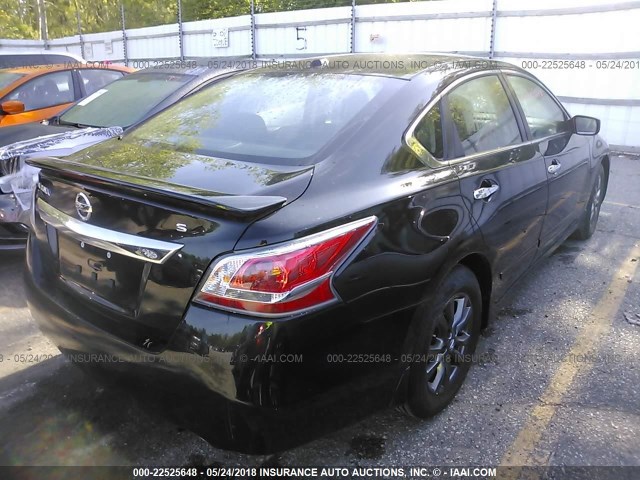 1N4AL3AP4FC425078 - 2015 NISSAN ALTIMA 2.5/S/SV/SL BLACK photo 4