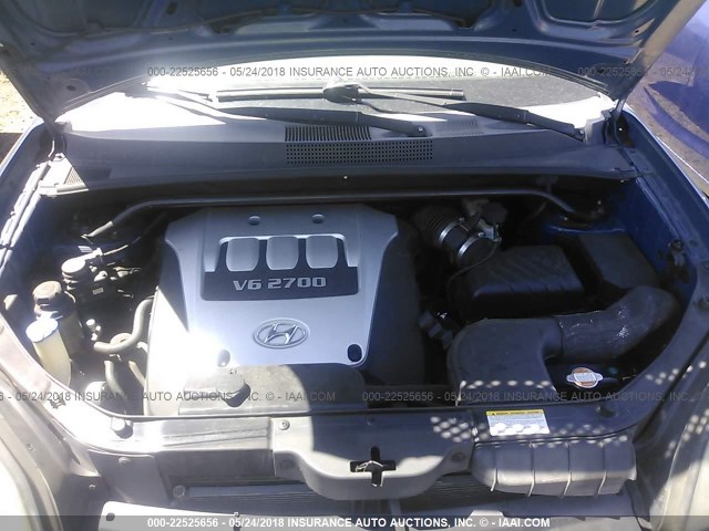 KM8JN72D66U322959 - 2006 HYUNDAI TUCSON GLS/LIMITED ლურჯი ფოტო 10