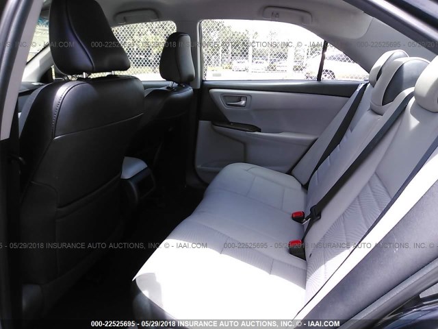 4T1BF1FK6HU404703 - 2017 TOYOTA CAMRY LE/XLE/SE/XSE BLACK photo 8