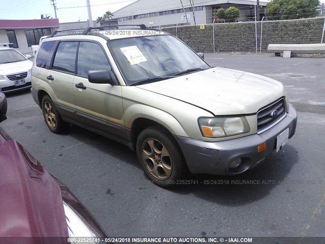 JF1SG65663H706521 - 2003 SUBARU FORESTER 2.5XS მწვანე ფოტო 1