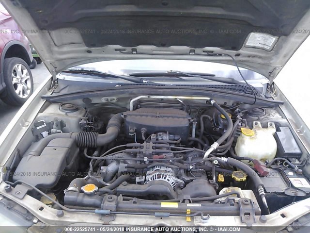 JF1SG65663H706521 - 2003 SUBARU FORESTER 2.5XS მწვანე ფოტო 10