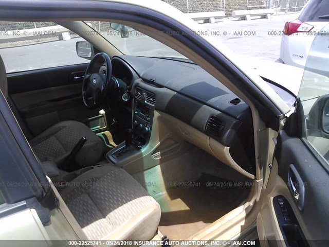 JF1SG65663H706521 - 2003 SUBARU FORESTER 2.5XS მწვანე ფოტო 5