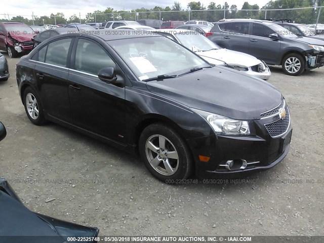 1G1PF5S94B7278280 - 2011 CHEVROLET CRUZE LT BLACK photo 1