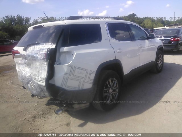 1GKKNMLS0HZ282196 - 2017 GMC ACADIA SLT-1 Weiß Foto 4