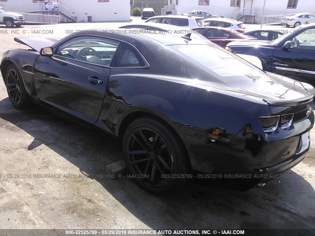 2G1FA1E36C9121845 - 2012 CHEVROLET CAMARO LS BLACK photo 3