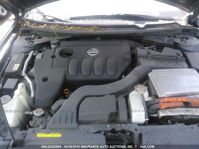 1N4CL21E37C183578 - 2007 NISSAN ALTIMA HYBRID BLUE photo 10