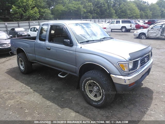 4TAWN72NXVZ286967 - 1997 TOYOTA TACOMA XTRACAB BLUE photo 1