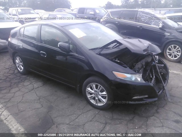 JHMZE2H75AS028967 - 2010 HONDA INSIGHT EX BLACK photo 1