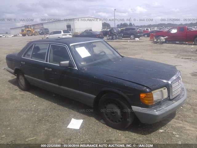 WDBCA25D9JA374506 - 1988 MERCEDES-BENZ 300 SEL BLUE photo 1