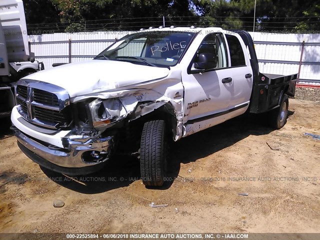 3D7MX48C76G102862 - 2006 DODGE RAM 3500 ST/SLT WHITE photo 2