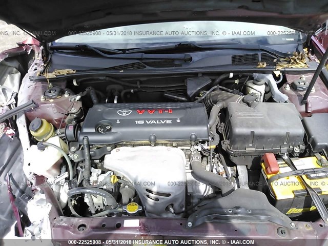 4T1BE32KX4U371462 - 2004 TOYOTA CAMRY LE/XLE/SE Bordo foto 10