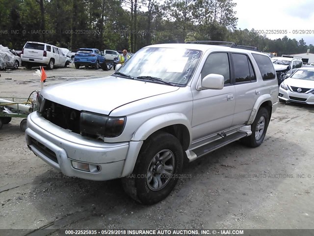 JT3GN86R910208145 - 2001 TOYOTA 4RUNNER SR5 SILVER photo 2