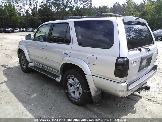 JT3GN86R910208145 - 2001 TOYOTA 4RUNNER SR5 SILVER photo 3