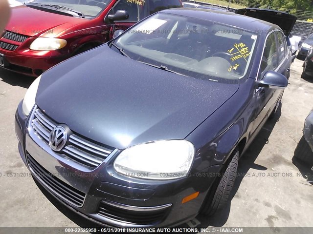 3VWRM71KX8M124013 - 2008 VOLKSWAGEN JETTA SE/SEL BLACK photo 2