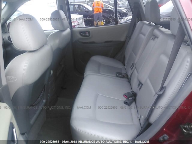 KM8SC73E35U963079 - 2005 HYUNDAI SANTA FE GLS/LX RED photo 8