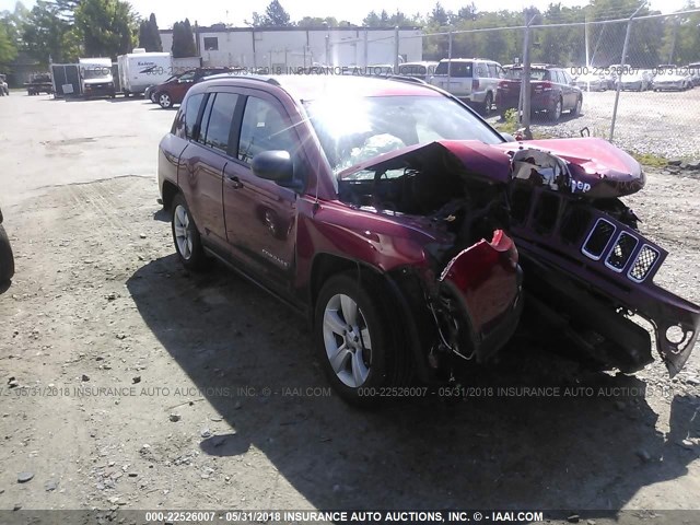 1C4NJCEB5DD211031 - 2013 JEEP COMPASS LATITUDE 红色 照片 1