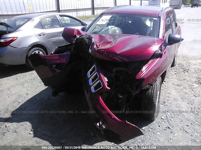 1C4NJCEB5DD211031 - 2013 JEEP COMPASS LATITUDE 红色 照片 6