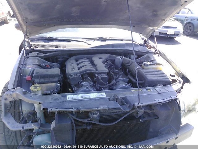 2D4FV48V15H518093 - 2005 DODGE MAGNUM SXT GRAY photo 10