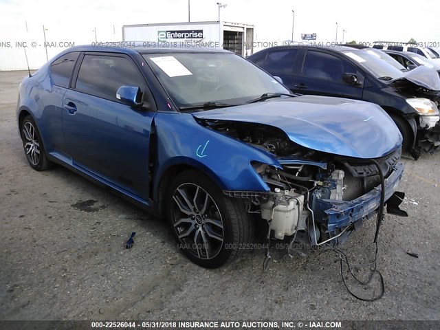 JTKJF5C77FJ002493 - 2015 TOYOTA SCION TC 蓝色 照片 1