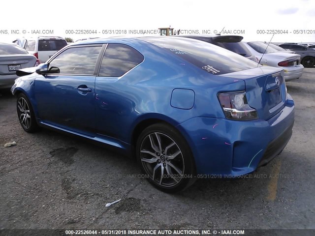 JTKJF5C77FJ002493 - 2015 TOYOTA SCION TC 蓝色 照片 3