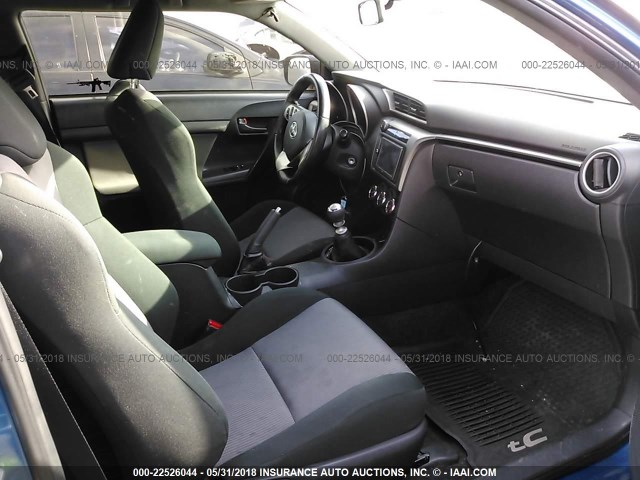 JTKJF5C77FJ002493 - 2015 TOYOTA SCION TC 蓝色 照片 5