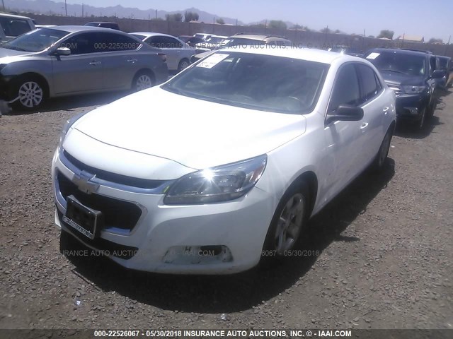 1G11B5SL1EF103735 - 2014 CHEVROLET MALIBU LS თეთრი ფოტო 2