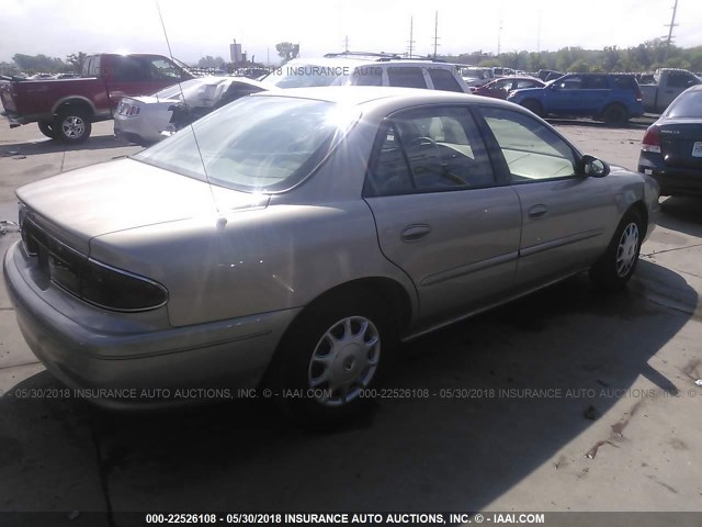 2G4WS52JX31137653 - 2003 BUICK CENTURY CUSTOM GRAY photo 4