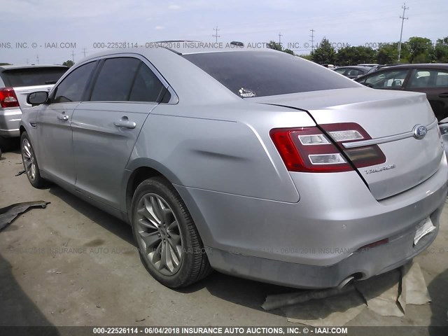 1FAHP2F81FG168940 - 2015 FORD TAURUS LIMITED SILVER photo 3