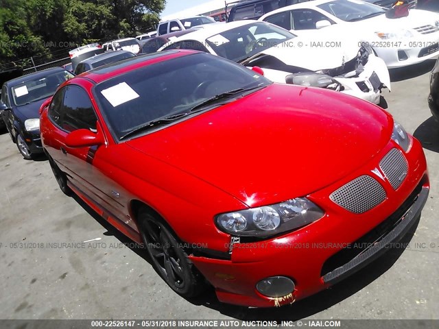 6G2VX12G04L200941 - 2004 PONTIAC GTO RED photo 1