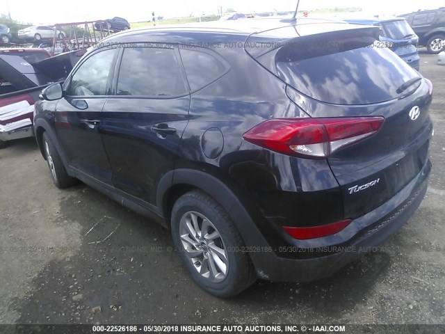 KM8J3CA41GU046885 - 2016 HYUNDAI TUCSON LIMITED/SPORT AND ECO/SE BLACK photo 3