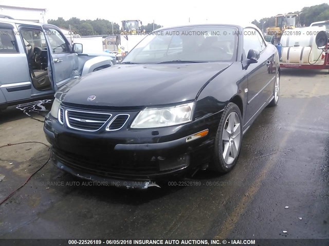 YS3FH71U676104506 - 2007 SAAB 9-3 AERO BLACK photo 6