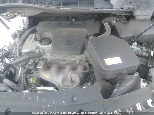 4T4BF1FK0DR336365 - 2013 TOYOTA CAMRY L/SE/LE/XLE 白色 照片 10