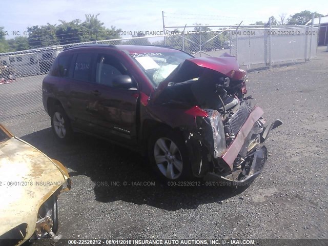 1C4NJDBB9ED728148 - 2014 JEEP COMPASS SPORT RED photo 1