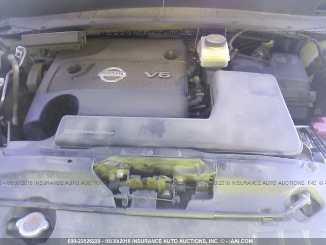 5N1AR2MN4DC680335 - 2013 NISSAN PATHFINDER S/SV/SL/PLATINUM 银色 照片 10