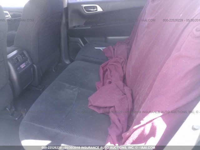 5N1AR2MN4DC680335 - 2013 NISSAN PATHFINDER S/SV/SL/PLATINUM 银色 照片 8